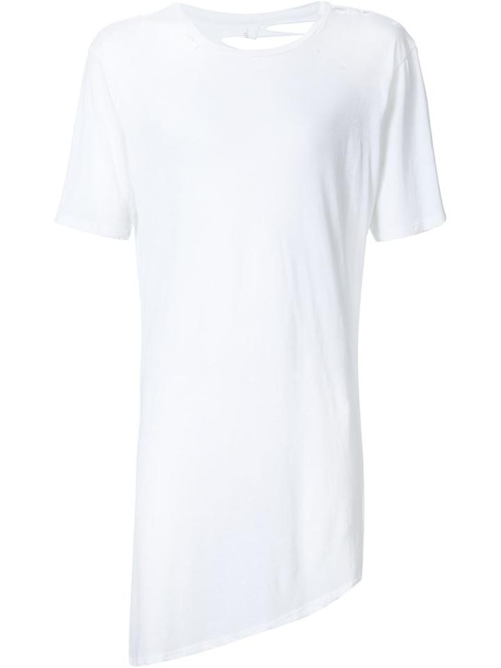 Unravel Destroyed T-shirt, Men's, Size: Medium, White, Cotton