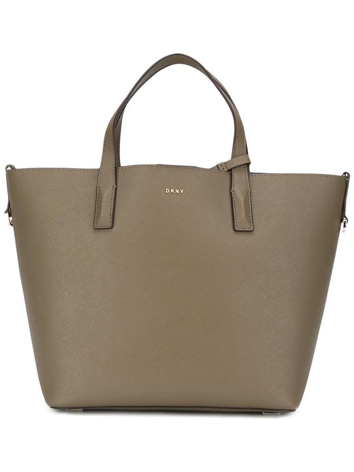 Dkny Large Tote Bag, Women's, Green, Leather