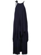 Kitx - Layered Angle Dress - Women - Viscose - 8, Blue, Viscose