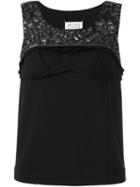 Maison Margiela Textured Sleeveless Blouse