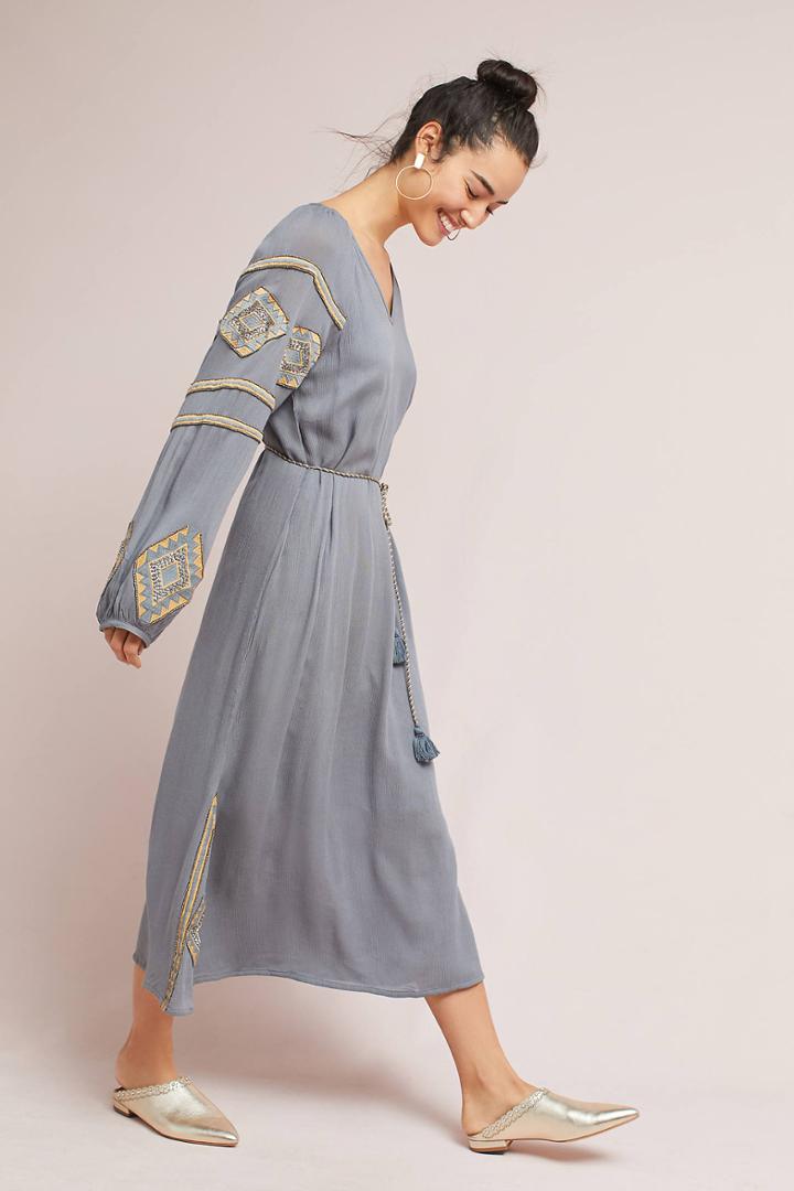 Chinti & Parker Heart Striped Top - Blue