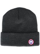 Canada Goose Watch Cap Beanie Hat, Men's, Grey, Merino