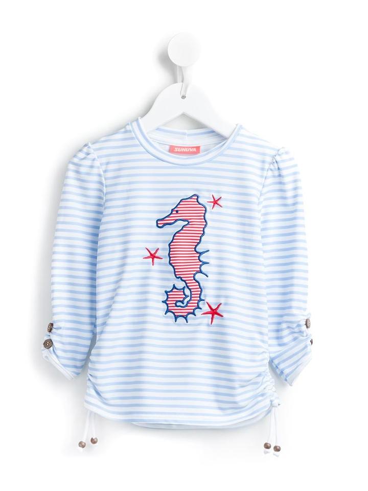 Sunuva Seahorse Rash Vest, Blue