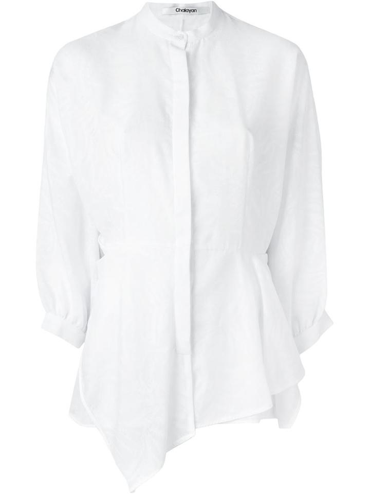 Chalayan Diagonal Drape Blouse