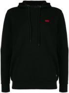 Dust Graphic Print Hooded Sweatshirt - Black