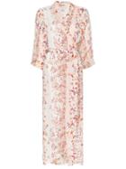 Bytimo Floral Print Wrap Dress - Multicolour