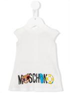 Moschino Kids - Logo Print Dress - Kids - Cotton - 9 Mth, Red