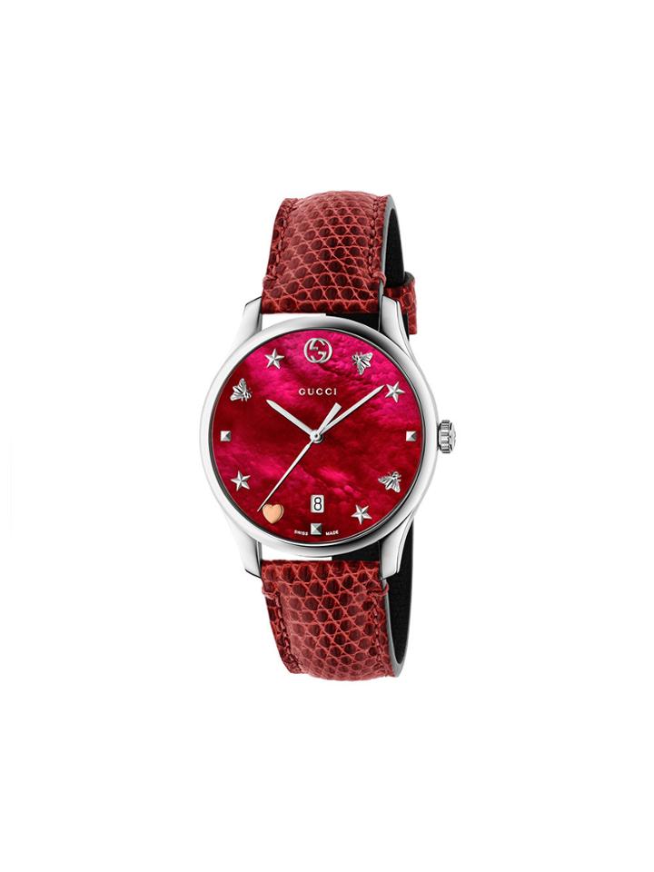Gucci G-timeless 36mm Watch - Red