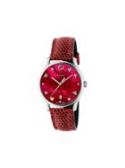 Gucci G-timeless 36mm Watch - Red