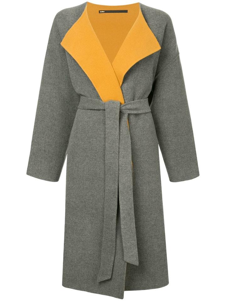 Muller Of Yoshiokubo Split Gown Coat - Grey