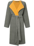 Muller Of Yoshiokubo Split Gown Coat - Grey