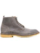 Buttero Lace-up Ankle Boots - Grey