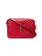 Saint Laurent Red Lou Quilted Leather Cross-body Bag