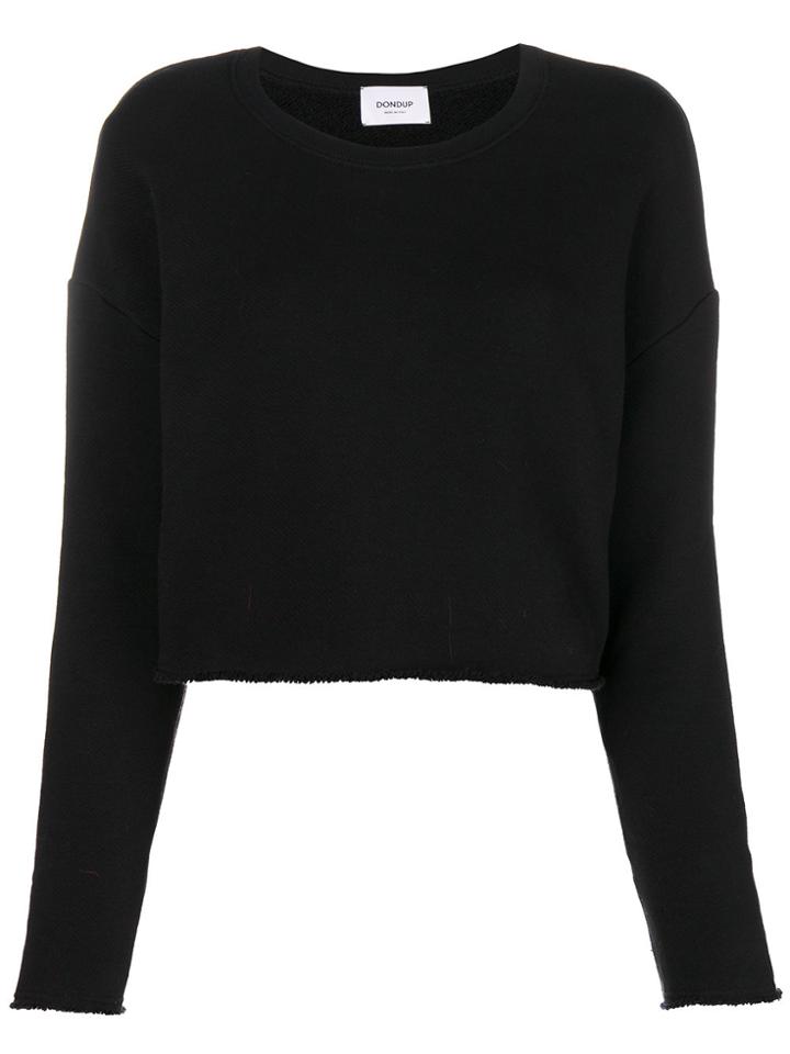 Dondup Slouched Long-sleeve Sweater - Black