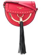 Balmain Domaine 18 Shoulder Bag - Red