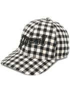 Diesel Check Baseball Cap With 3d Embroidery - 900