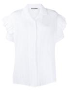 Jourden Lolita Ruffled Sleeve Shirt - White