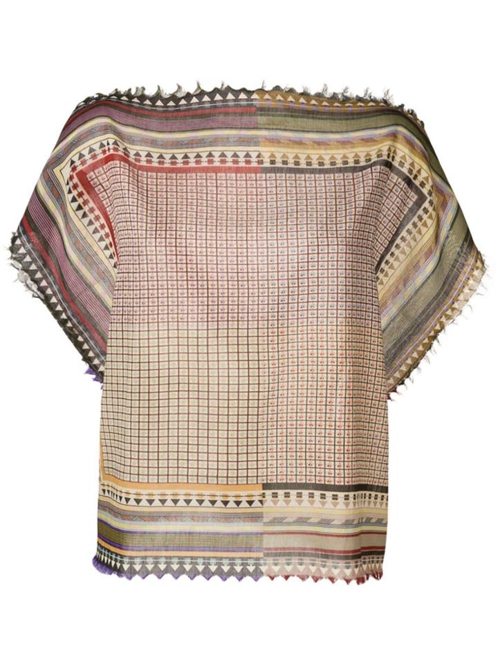 Faliero Sarti Checked Blouse - Neutrals