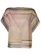 Faliero Sarti Checked Blouse - Neutrals