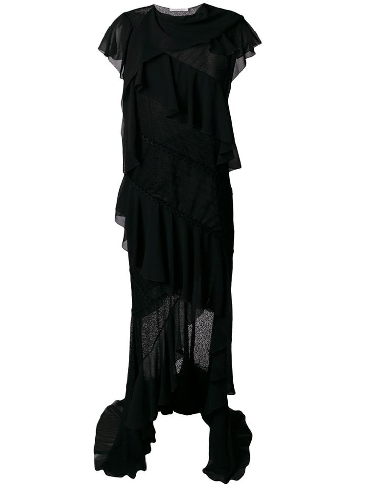 Philosophy Di Lorenzo Serafini Asymmetrical Ruffle Embellished Dress -