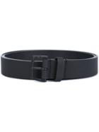 Dsquared2 Rectangular Buckle Belt, Men's, Size: 105, Black, Calf Leather