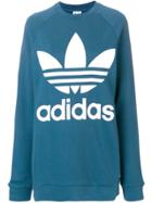 Adidas Logo Patch Sweatshirt - Blue