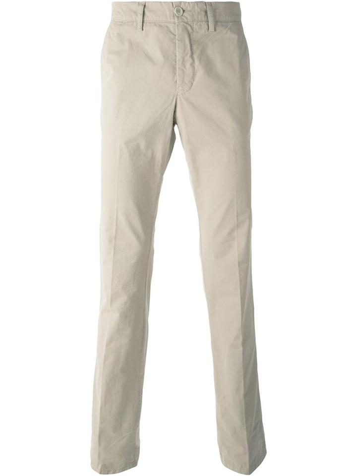Aspesi Classic Chino Trousers, Men's, Size: 54, Nude/neutrals, Cotton
