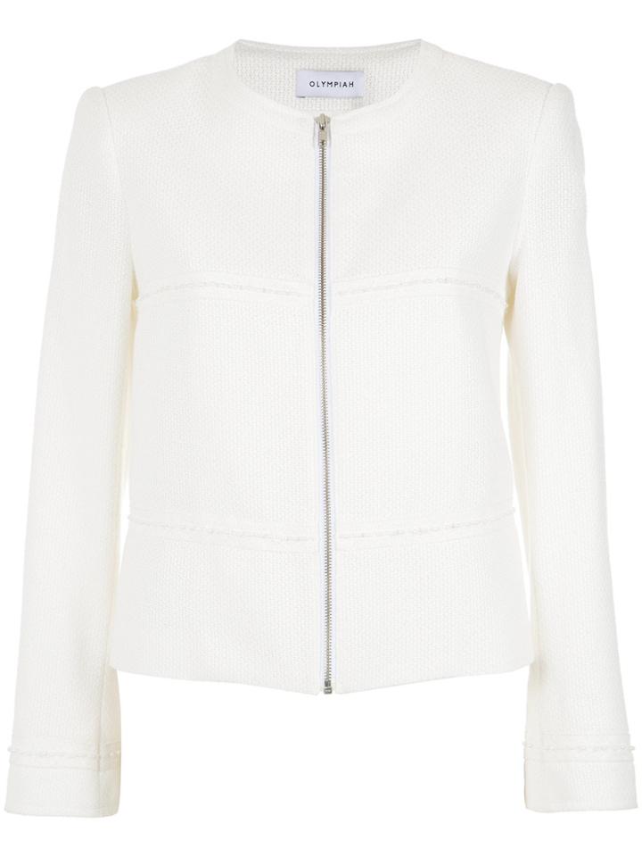 Olympiah Tweed Jacket - White