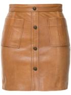 Aje Shrimpton Mini Skirt - Brown