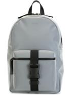 Christopher Kane Safety Buckle Backpack, Grey, Nylon/leather