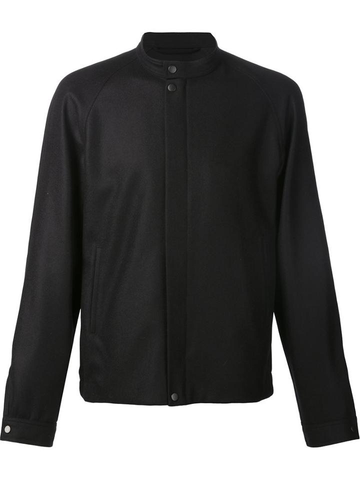 Lemaire Zipped Blouson, Men's, Size: 50, Black, Wool