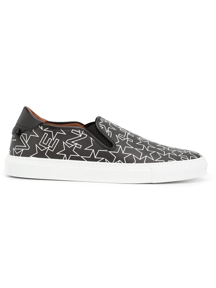Givenchy Geometric Print Sneakers - Black