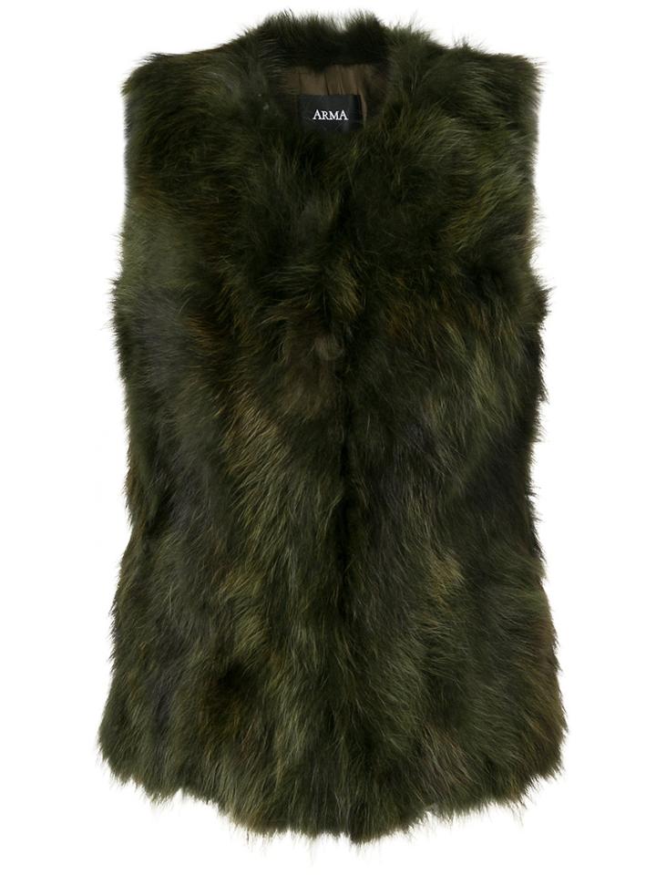 Arma Fitted Gilet - Green