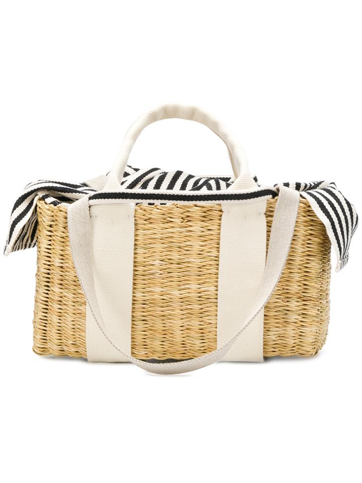 Muun Straw Tote Bag - Nude & Neutrals