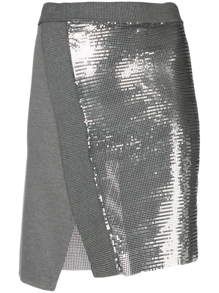 Paco Rabanne Metallic Mesh Mini Skirt
