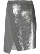 Paco Rabanne Metallic Mesh Mini Skirt