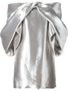 Monse Bubble Sleeve Cocktail Dress