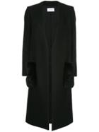 Astraet Fur Pockets Coat - Black