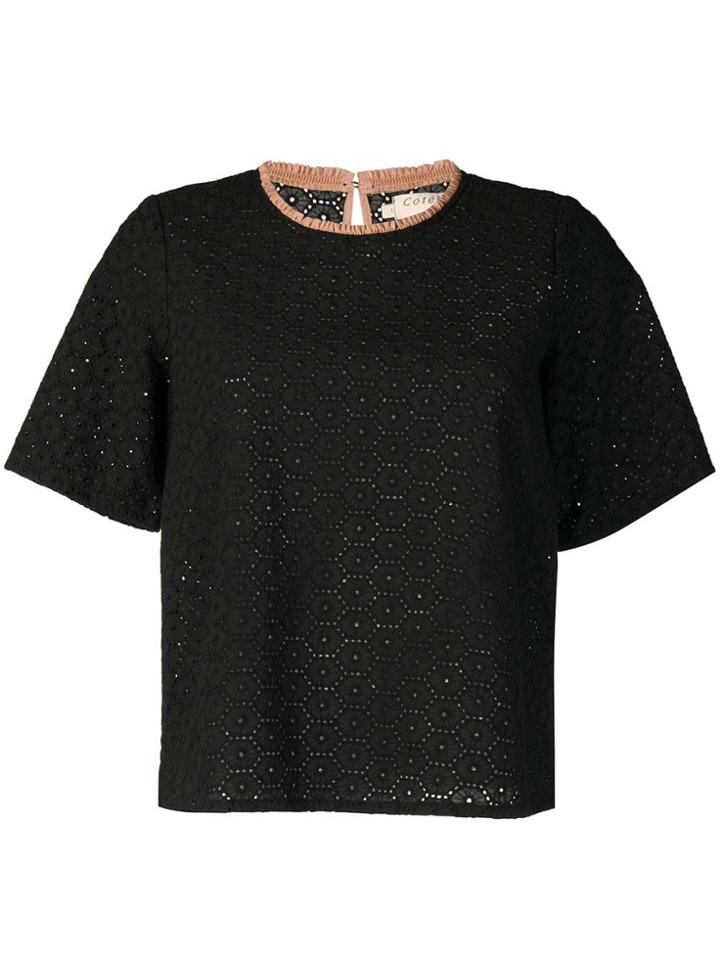Cotélac Lace Blouse - Black