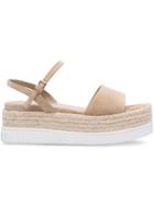 Miu Miu Platform Espadrilles - Neutrals
