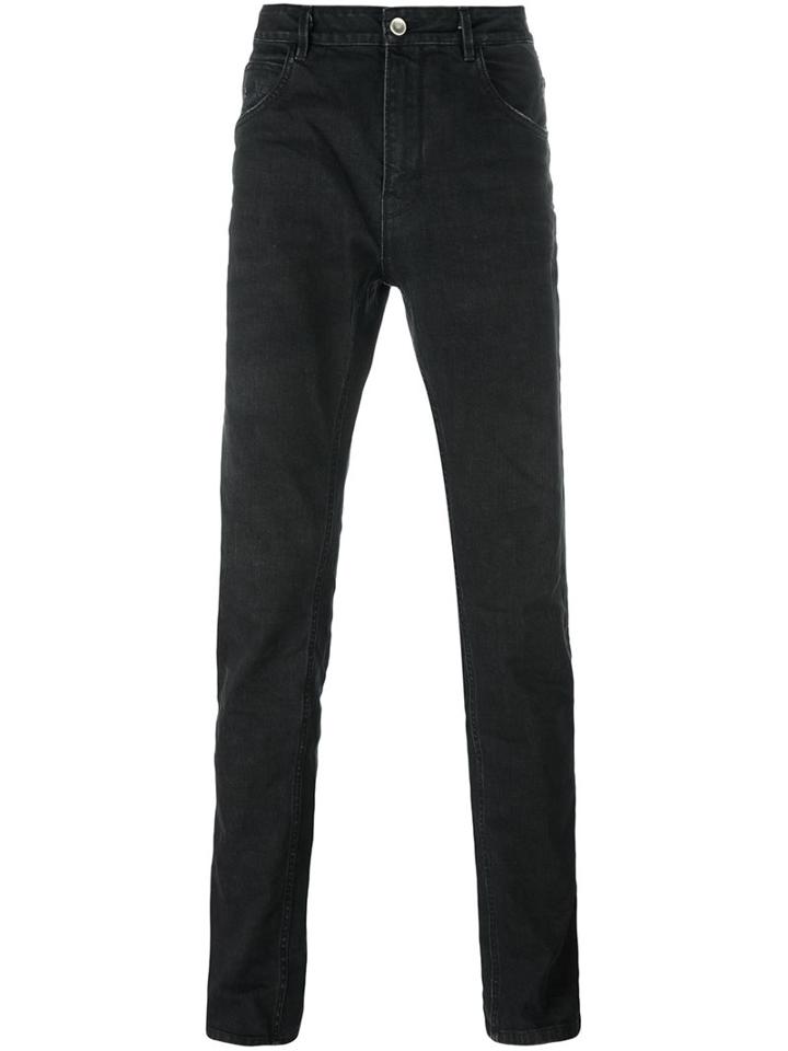 Poème Bohémien Slim Fit Jeans, Men's, Size: 50, Black, Cotton/spandex/elastane