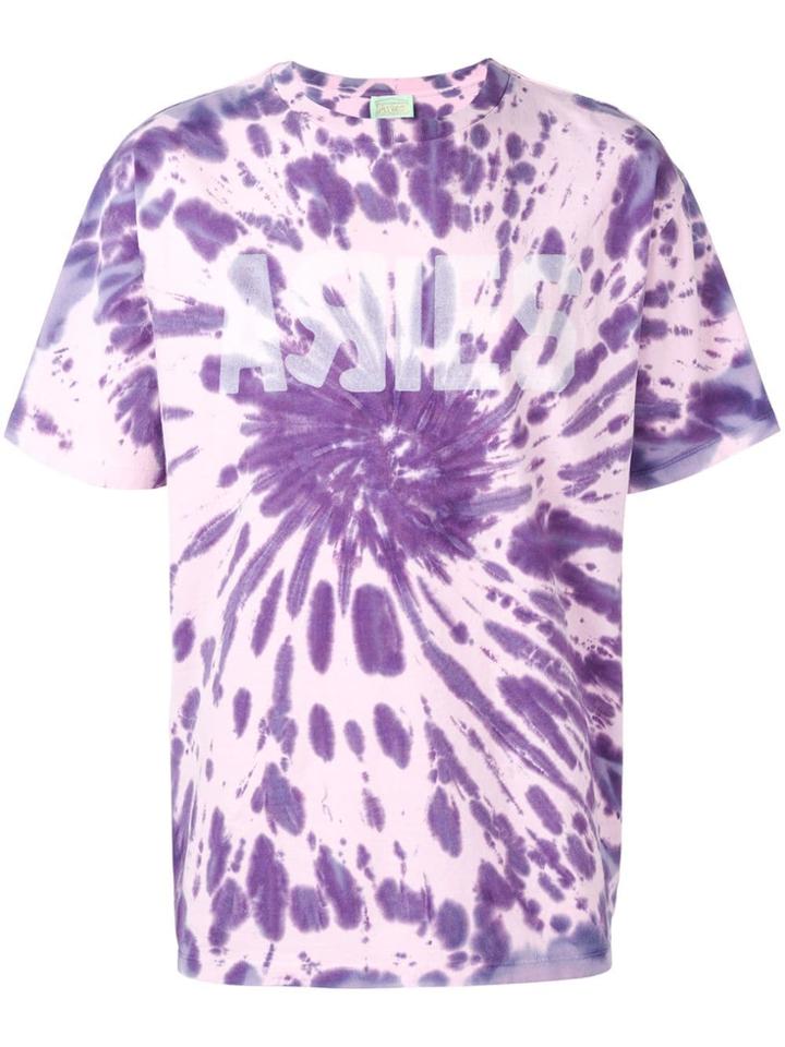 Aries Logo Tie Dye T-shirt - White