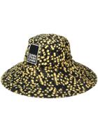 Ganni Floral Print Bucket Hat - Black