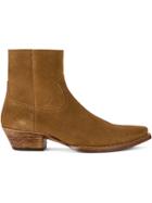 Saint Laurent Lukas 40 Boots - Brown