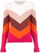 Nk Collection Striped Knit Blouse - Multicolour