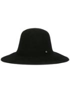 Maison Michel Embellished Detailing Fedora Hat - Black