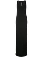 Rick Owens V-neck Fitted Dress - Black