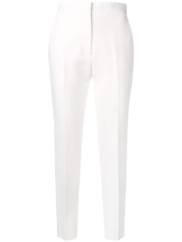 Msgm High-waist Tailored Trousers - White