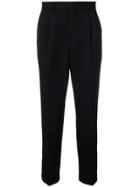Calvin Klein 205w39nyc Side Stripe Cropped Trousers - Black