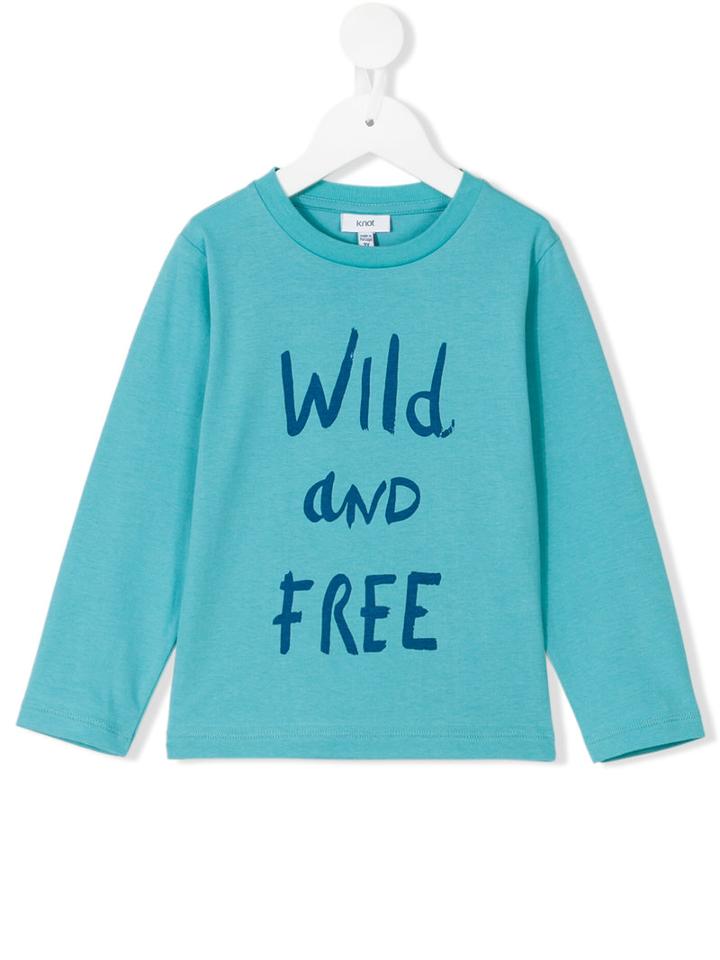 Knot - Wild And Free Top - Kids - Cotton - 3 Yrs, Blue